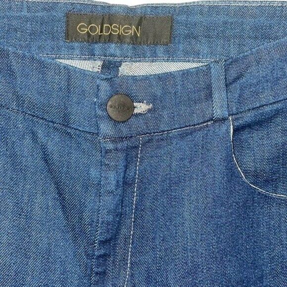 GOLDSIGN Womens Sz 29 Slimmy High Rise Straight Leg Jeans - Picture 4 of 11